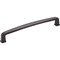 Jeffrey Alexander 160 mm Center-to-Center Brushed Oil Rubbed Bronze Square Milan 1 Cabinet Pull 1092-160DBAC - alternate 1